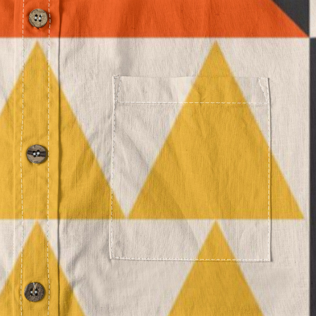 Brooklyn Republic™Aztec Immortal Men's Lapel Long Sleeve Shirt