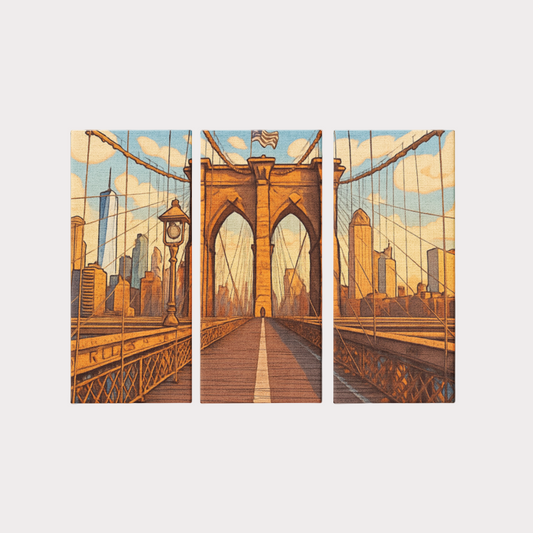 Brooklyn Republic™ "Brooklyn" 3 Piece Canvas
