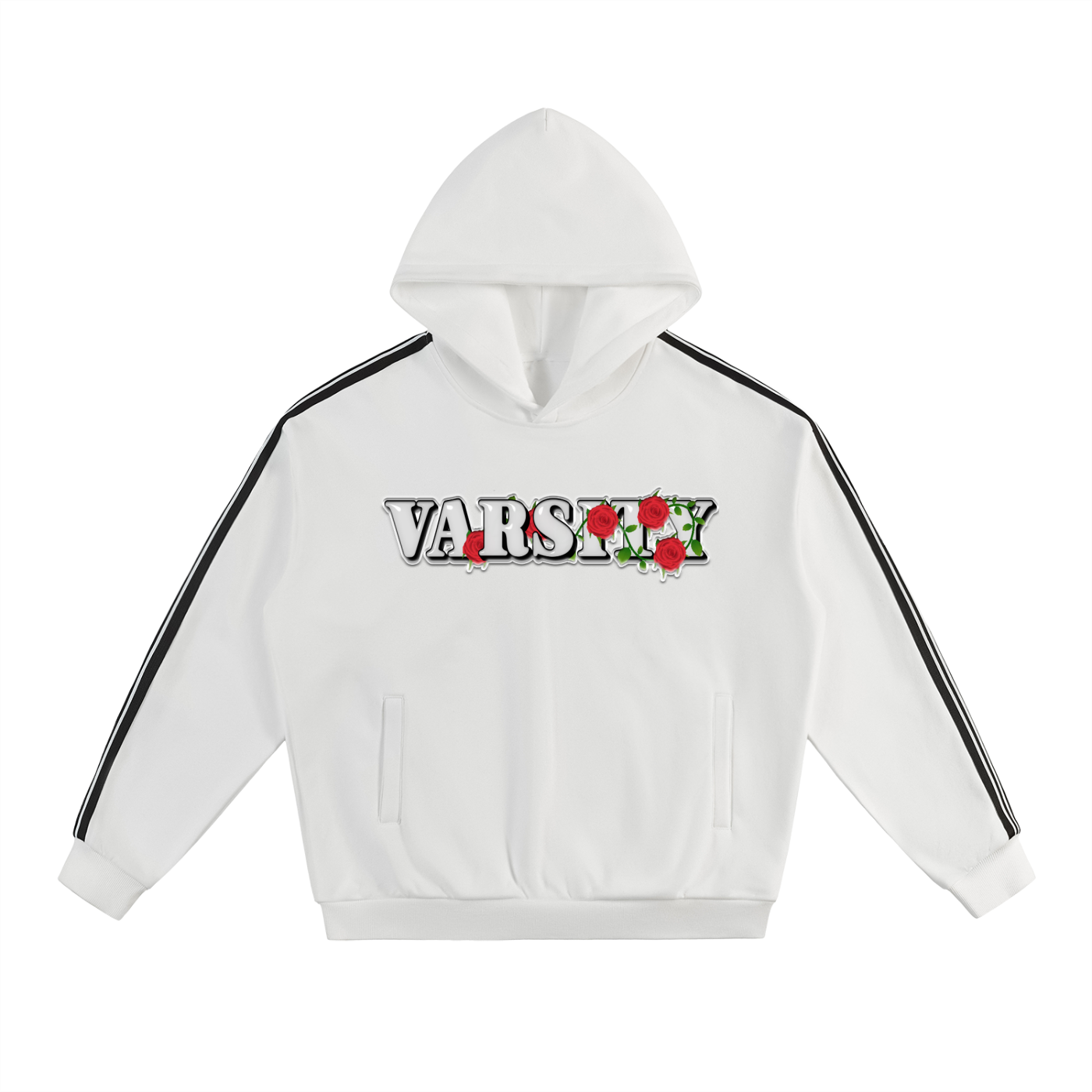 VARSITY™ "All-State" Side Stripe Drop-Shoulder Hoodie