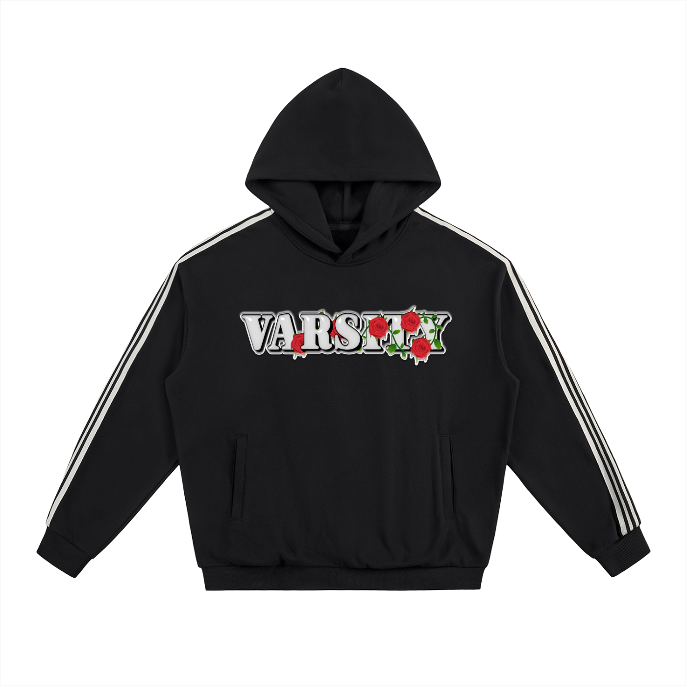 VARSITY™ "All-State" Side Stripe Drop-Shoulder Hoodie