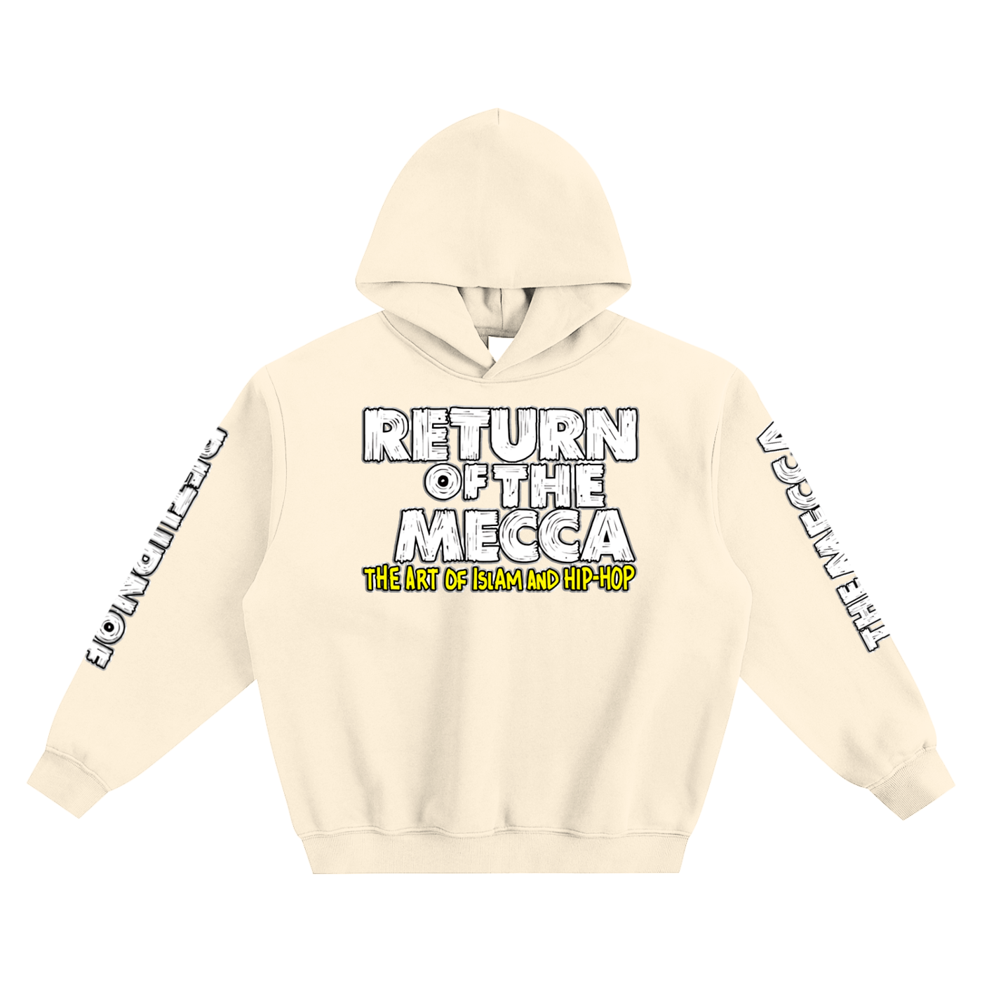 Brooklyn Republic™ "Return to Mecca" Fleeced Boxy Hoodie