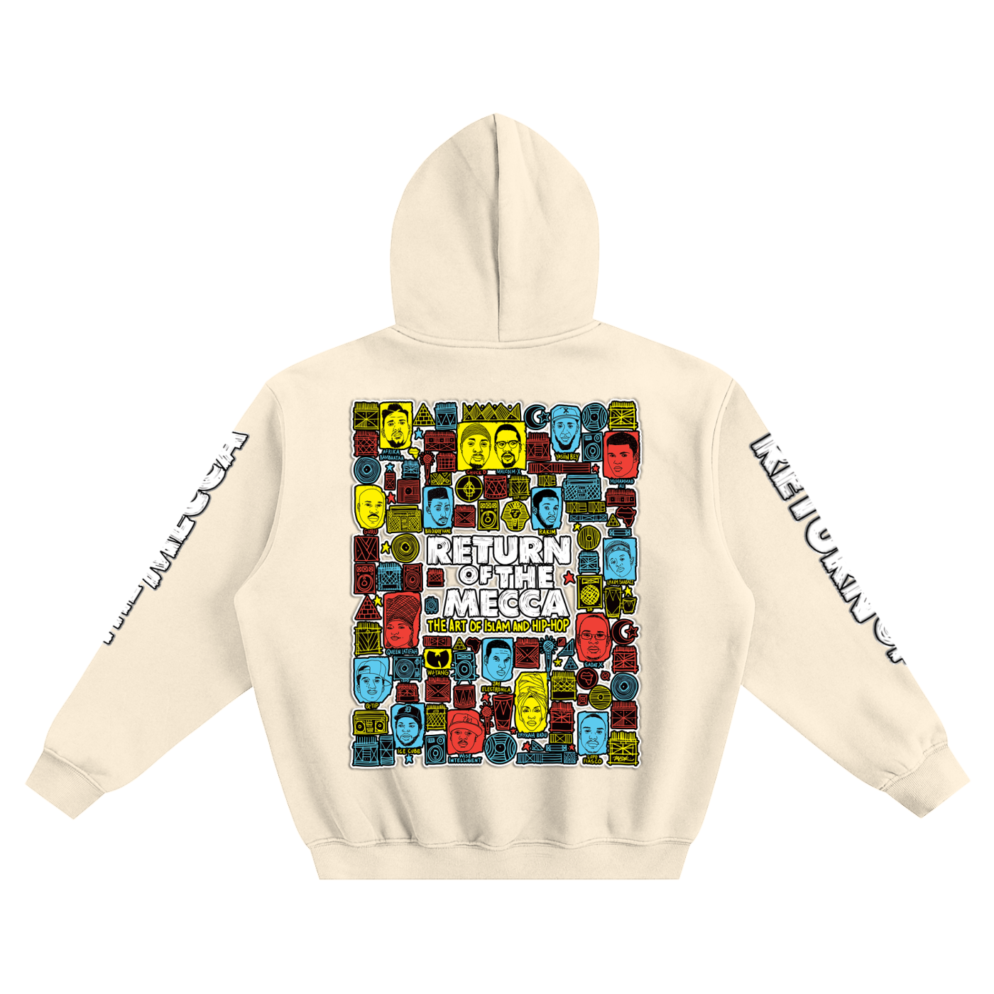Brooklyn Republic™ "Return to Mecca" Fleeced Boxy Hoodie