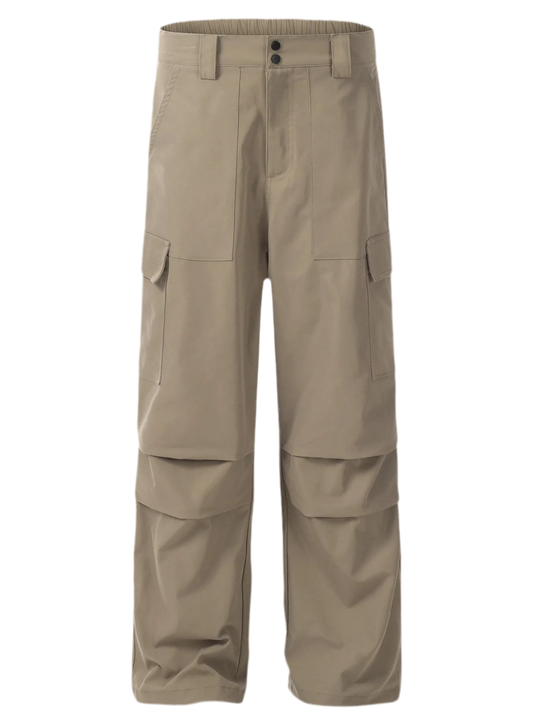 Brooklyn Republic™ Men's Straight Cargo Pants with Multi Pockets