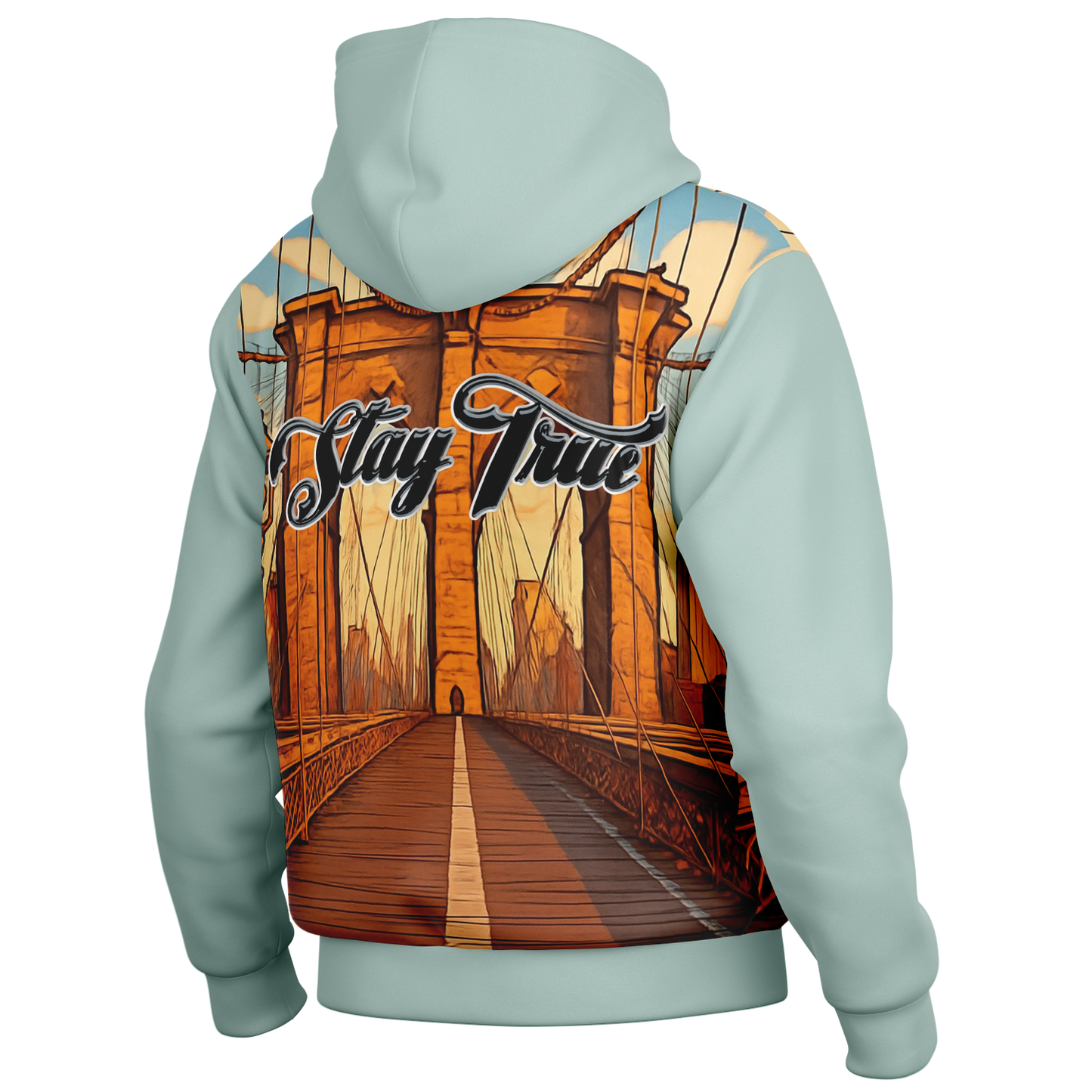 STAY TRUE™ Afternoon Stroll Hooded Baseball Jacket