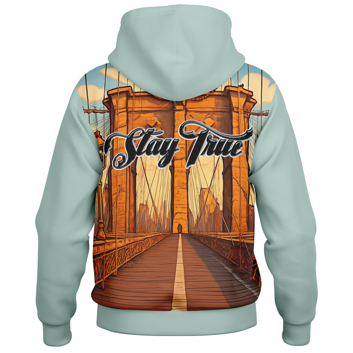 STAY TRUE™ Afternoon Stroll Hooded Baseball Jacket