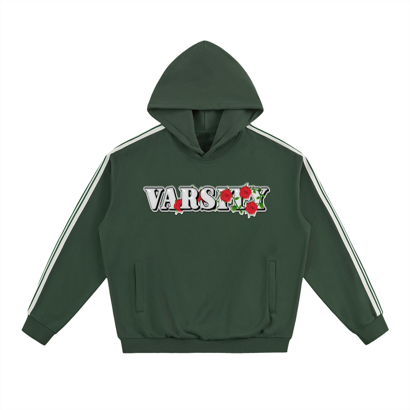 VARSITY™ "All-State" Side Stripe Drop-Shoulder Hoodie