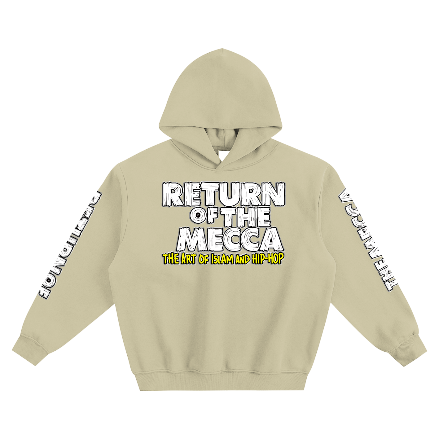 Brooklyn Republic™ "Return to Mecca" Fleeced Boxy Hoodie