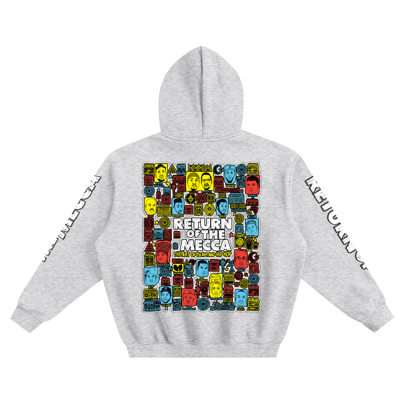 Brooklyn Republic™ "Return to Mecca" Fleeced Boxy Hoodie
