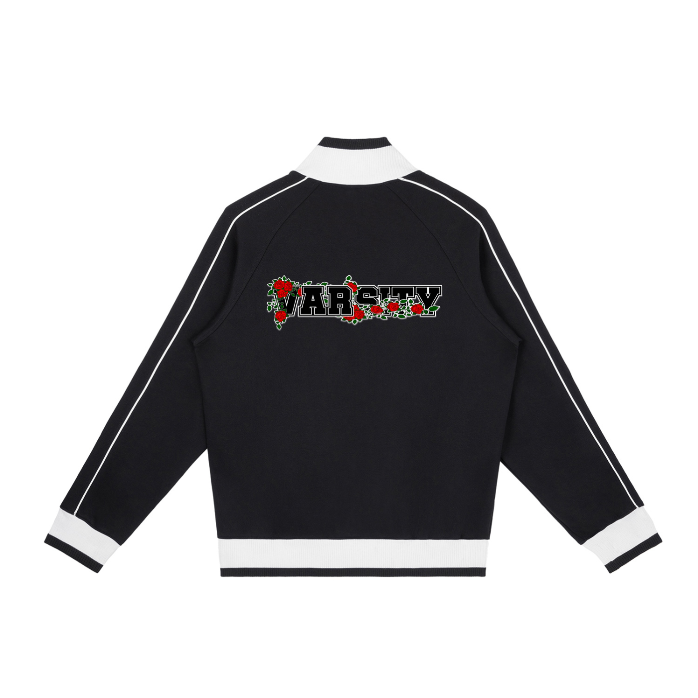 VARSITY™ "All-City Love" Color Block Raglan Sleeve Zip Track Jacket