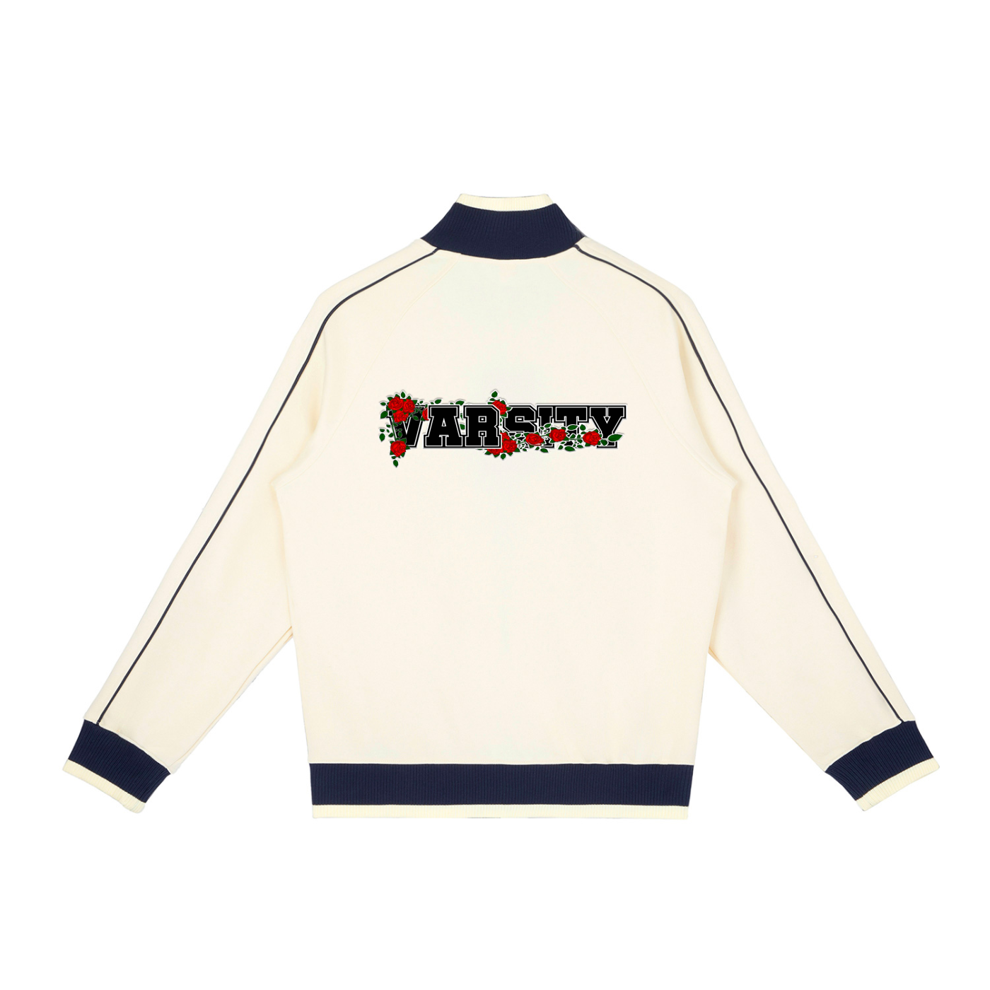 VARSITY™ "All-City Love" Color Block Raglan Sleeve Zip Track Jacket