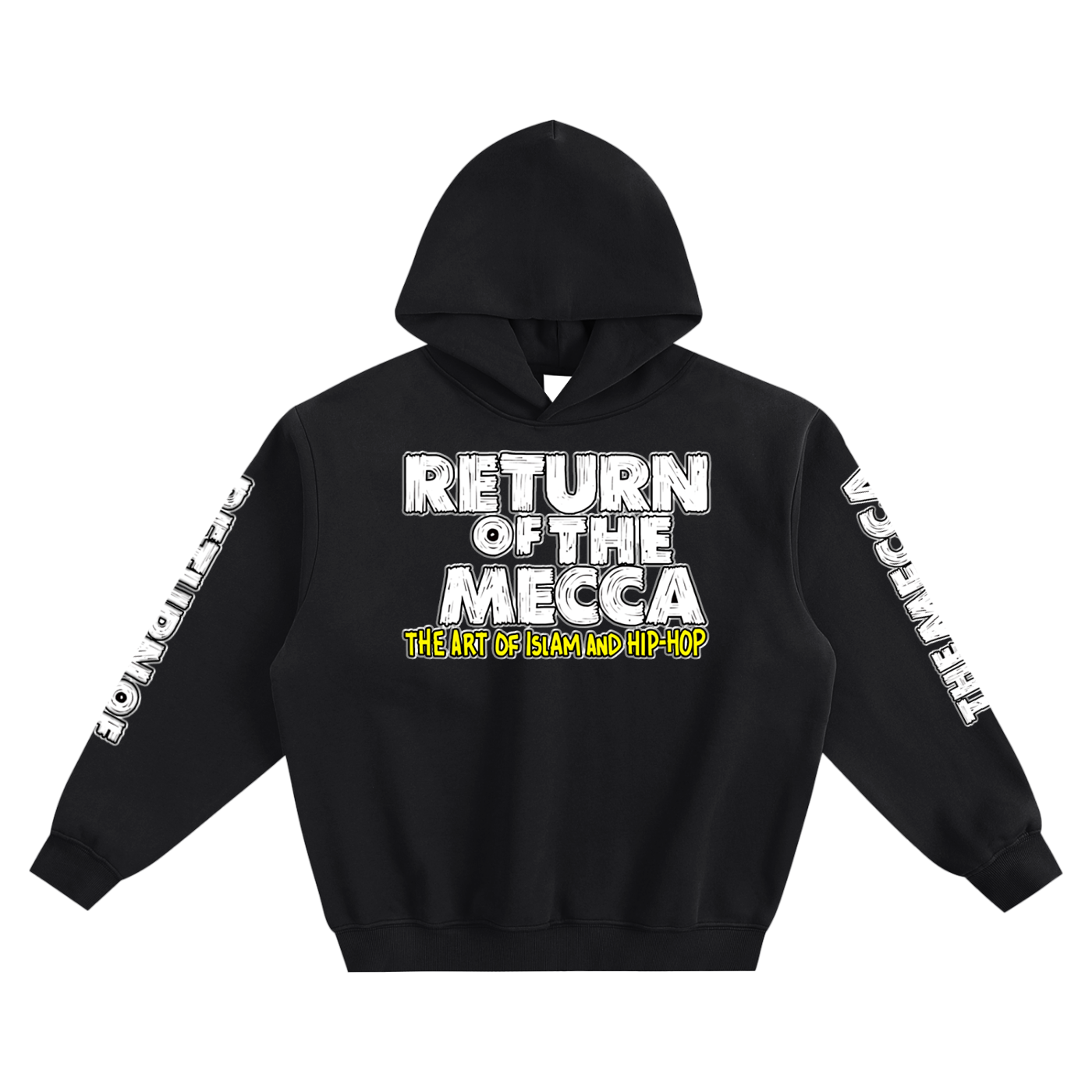 Brooklyn Republic™ "Return to Mecca" Fleeced Boxy Hoodie
